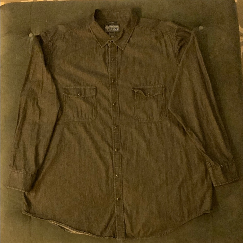 Gently Used American Rag button up long sleeve collared shirt Size 2XLT